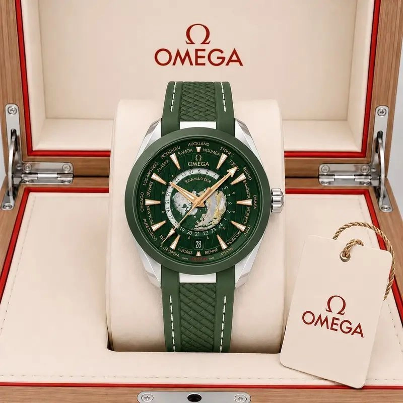 Omega Seamaster World Map Dial Automatic 2
