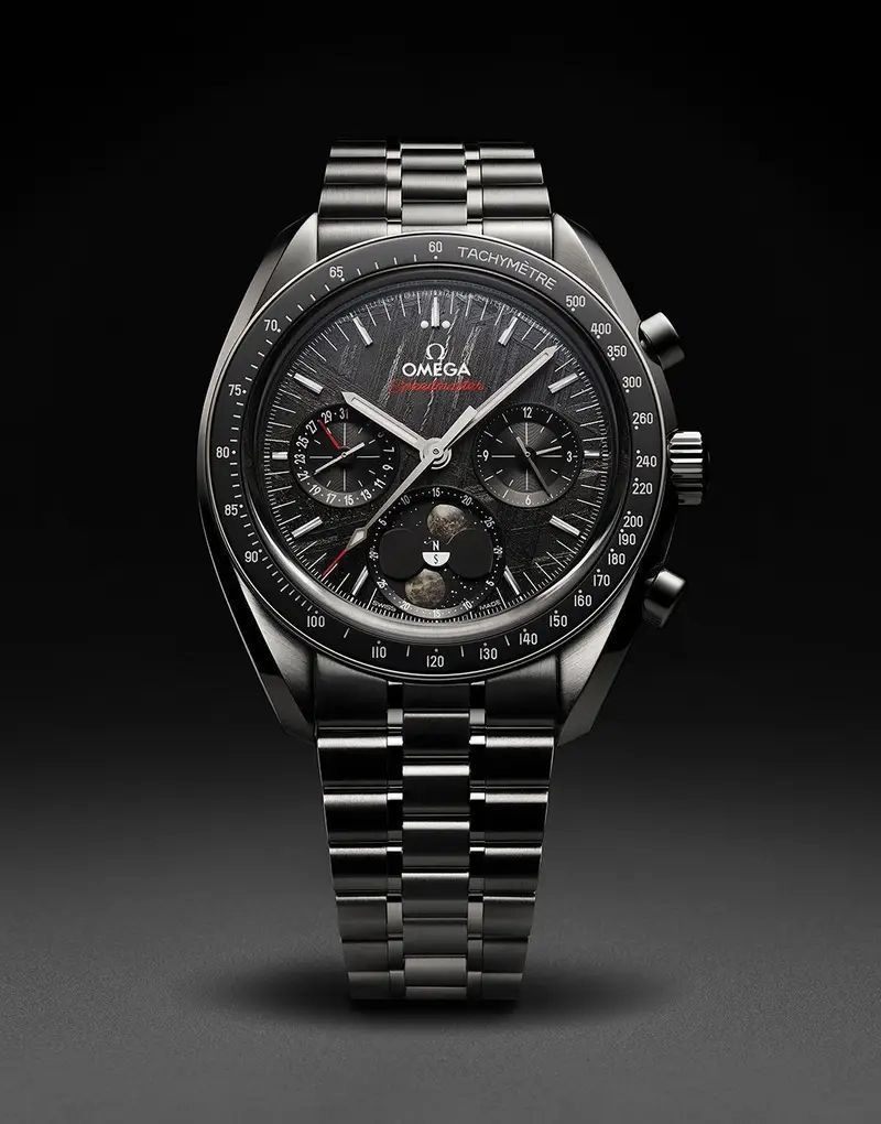 Omega Speedmaster Moonphase Meteorite Dial 3