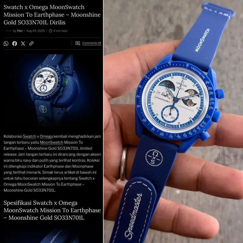 Omega X Swatch Mission to Earthphase 3
