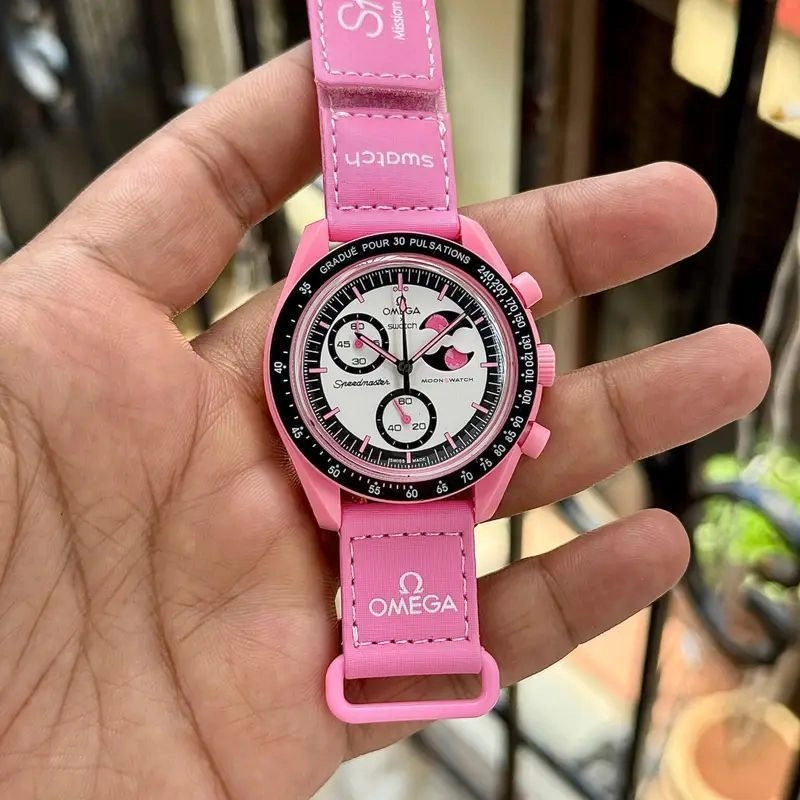 Omega X Swatch Moon Pink Edition 3