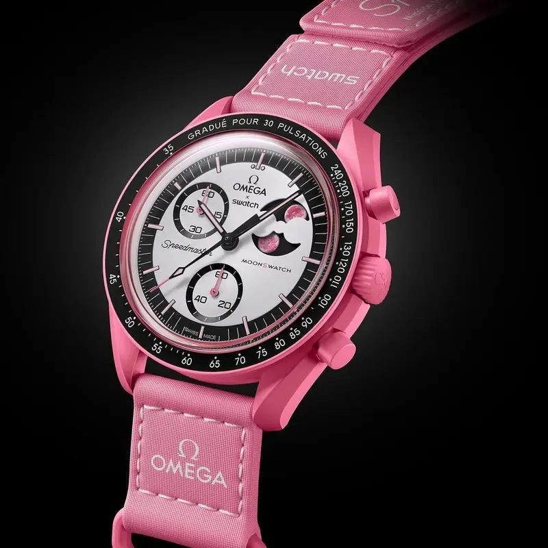 Omega X Swatch Moon Pink Edition 5