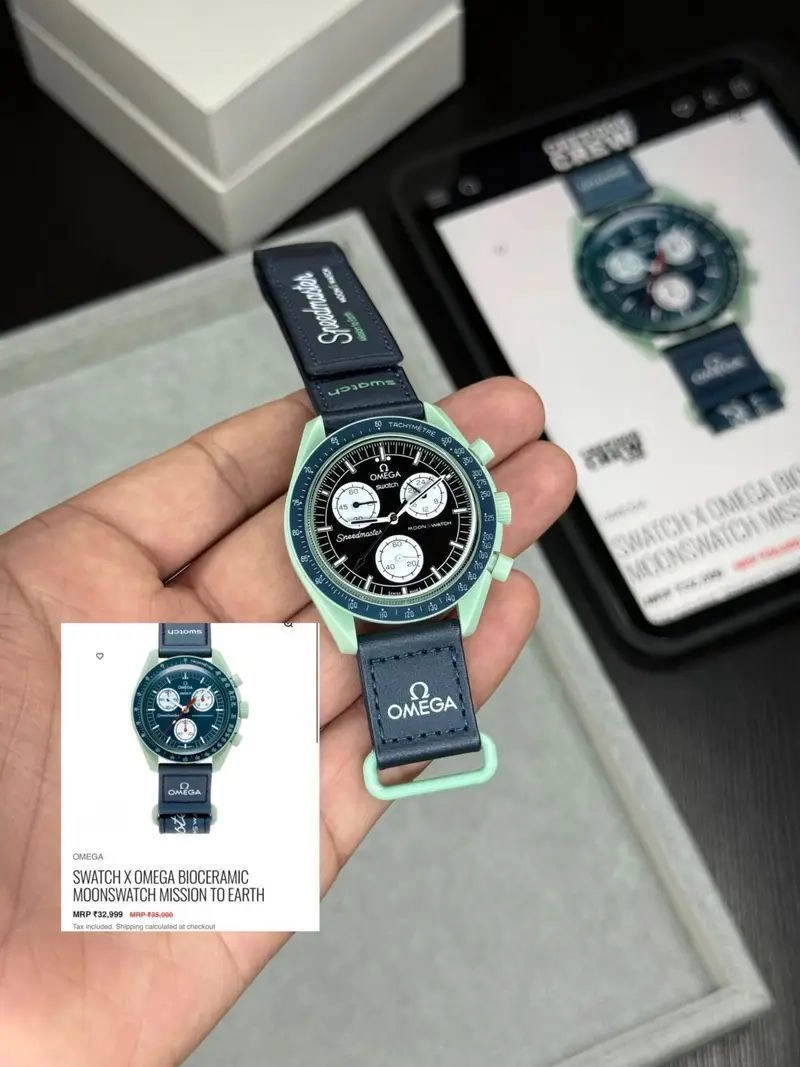 Omega X Swatch Moonswatch Blue Speedmaster 2