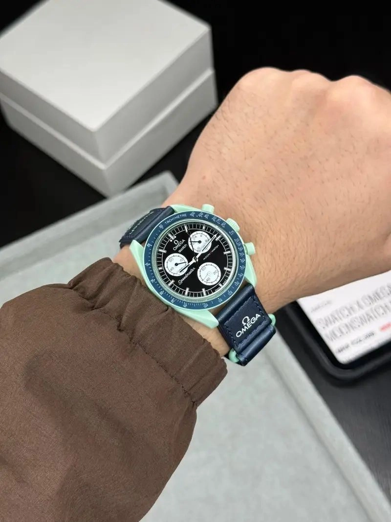 Omega X Swatch Moonswatch Blue Speedmaster 3