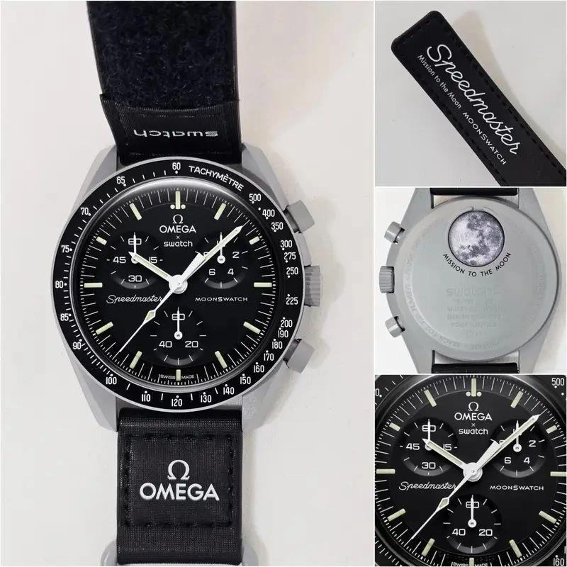 Omega x Swatch Speedmaster MoonSwatch Black 3