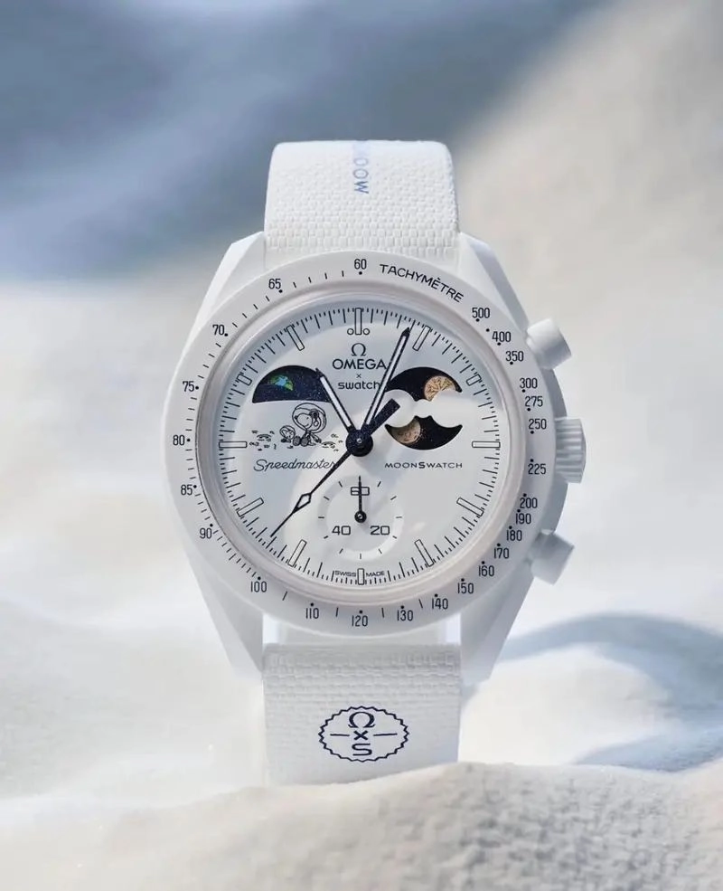 Omega X Swatch White Mission To Earthphase 1