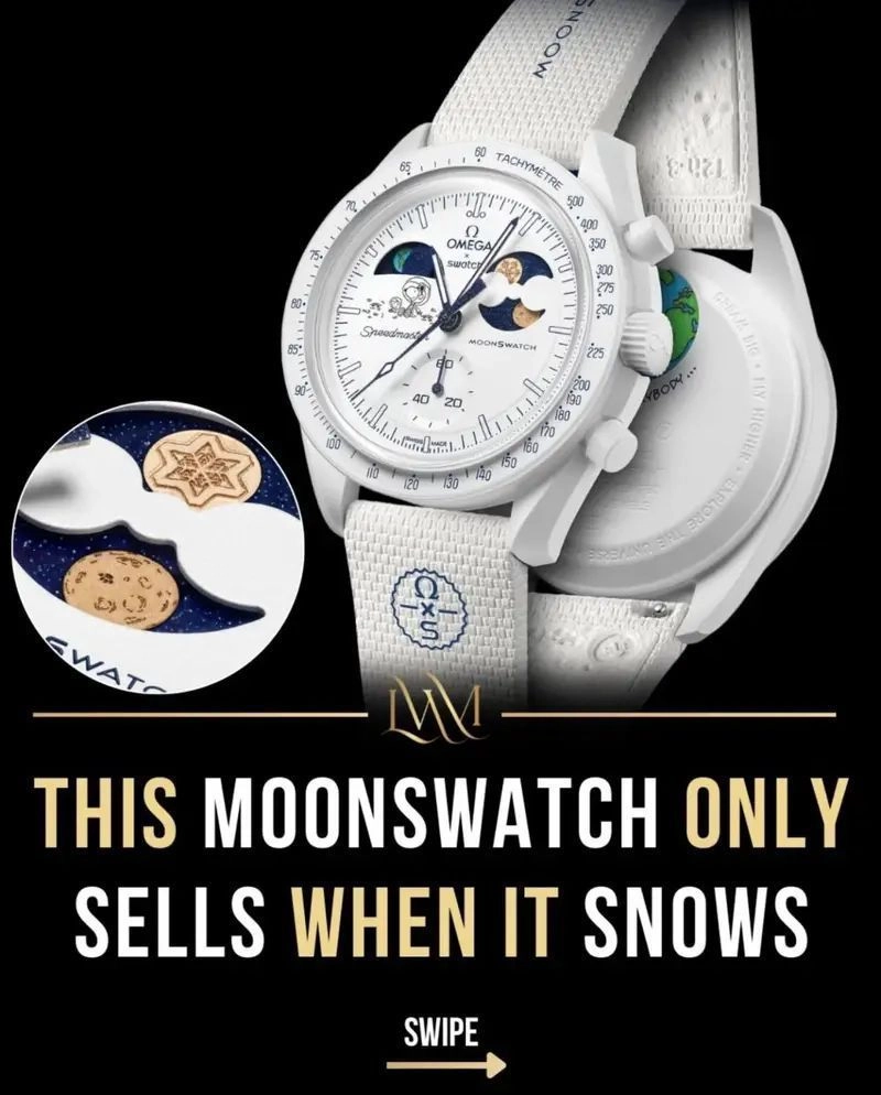 Omega X Swatch White Mission To Earthphase 2