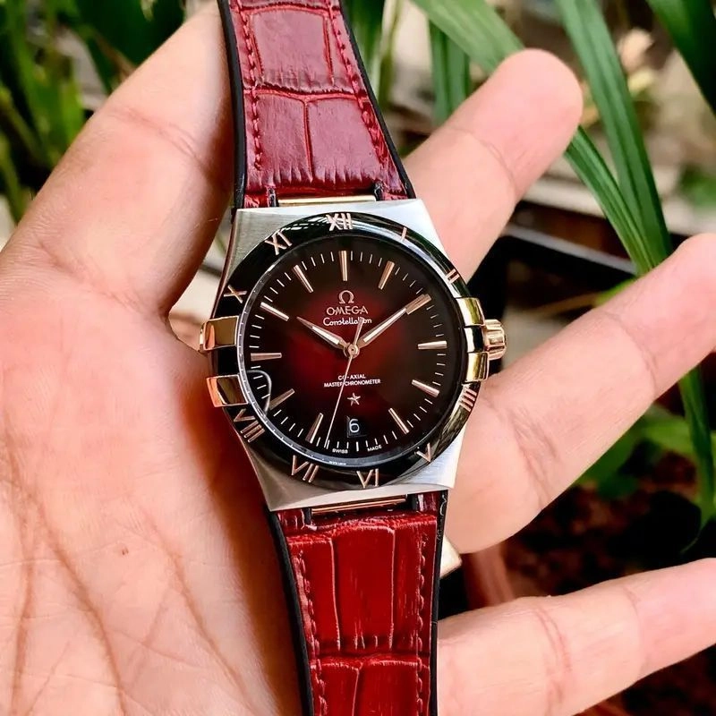 ✨ Omega Constellation Maroon Edition 1