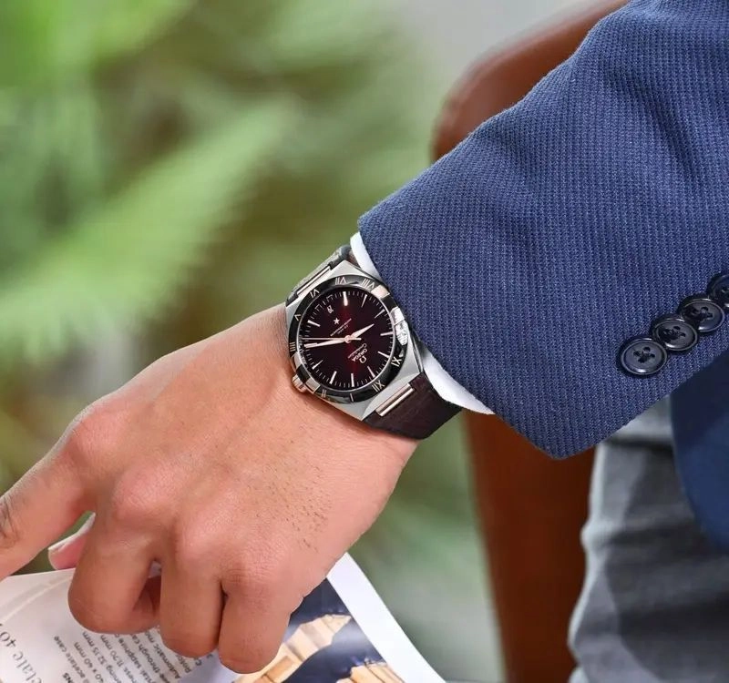 ✨ Omega Constellation Maroon Edition 2