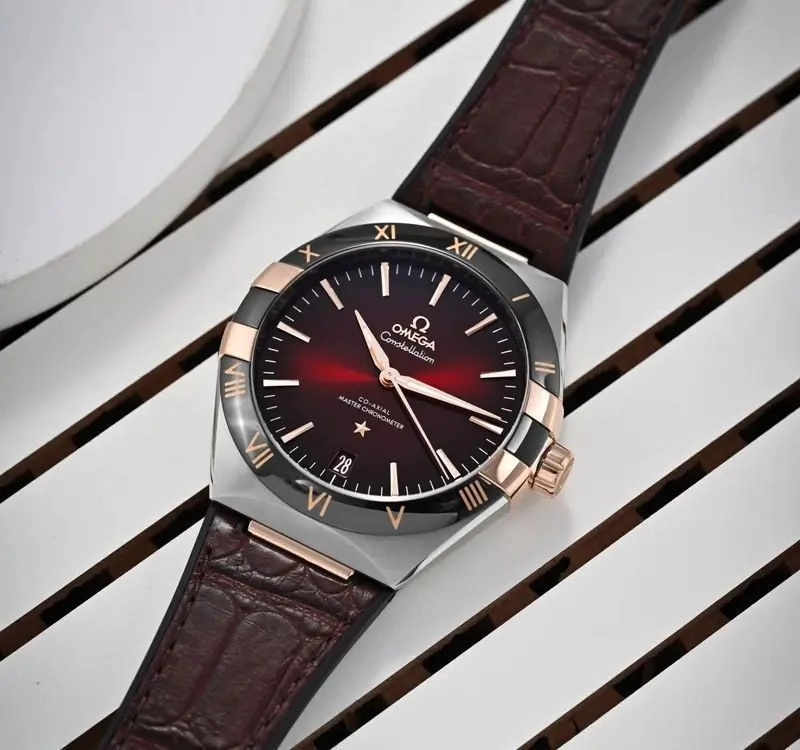 ✨ Omega Constellation Maroon Edition 4