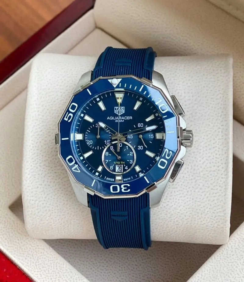 TAG Heuer Aquaracer Blue Dial Chronograph 1