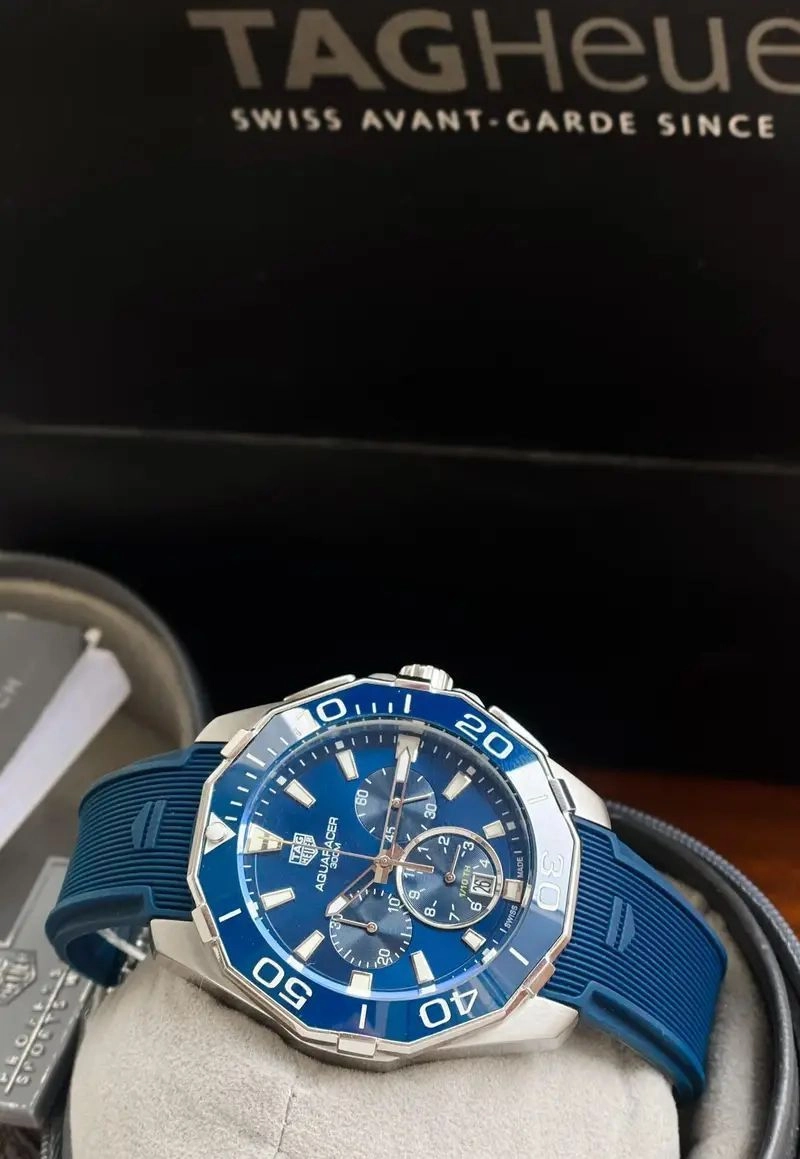 TAG Heuer Aquaracer Blue Dial Chronograph 2