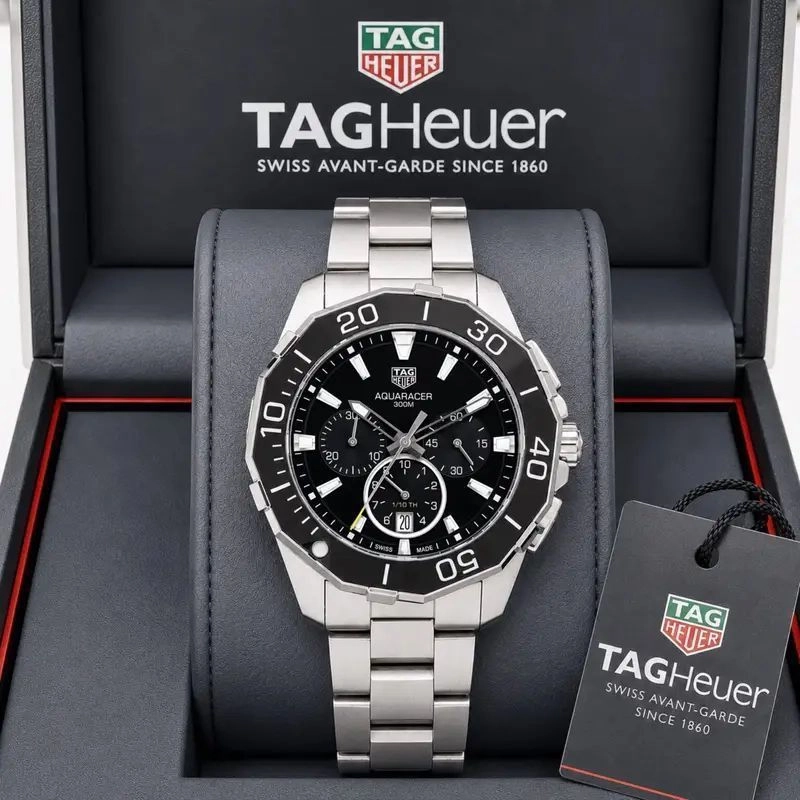 Tag Heuer Aquaracer Chronograph Black Quartz 1