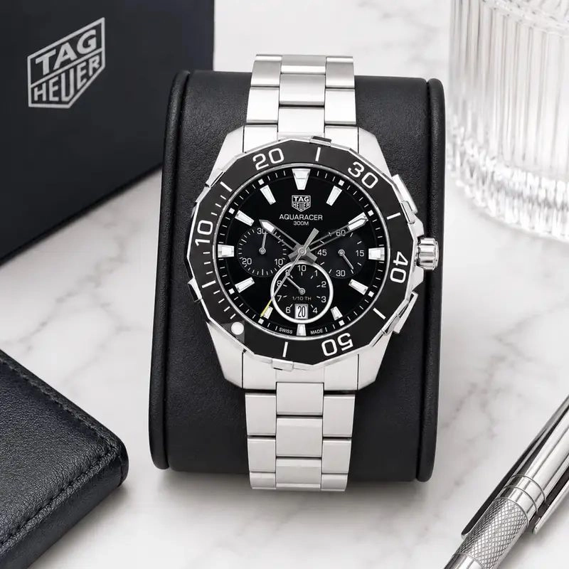 Tag Heuer Aquaracer Chronograph Black Quartz 4