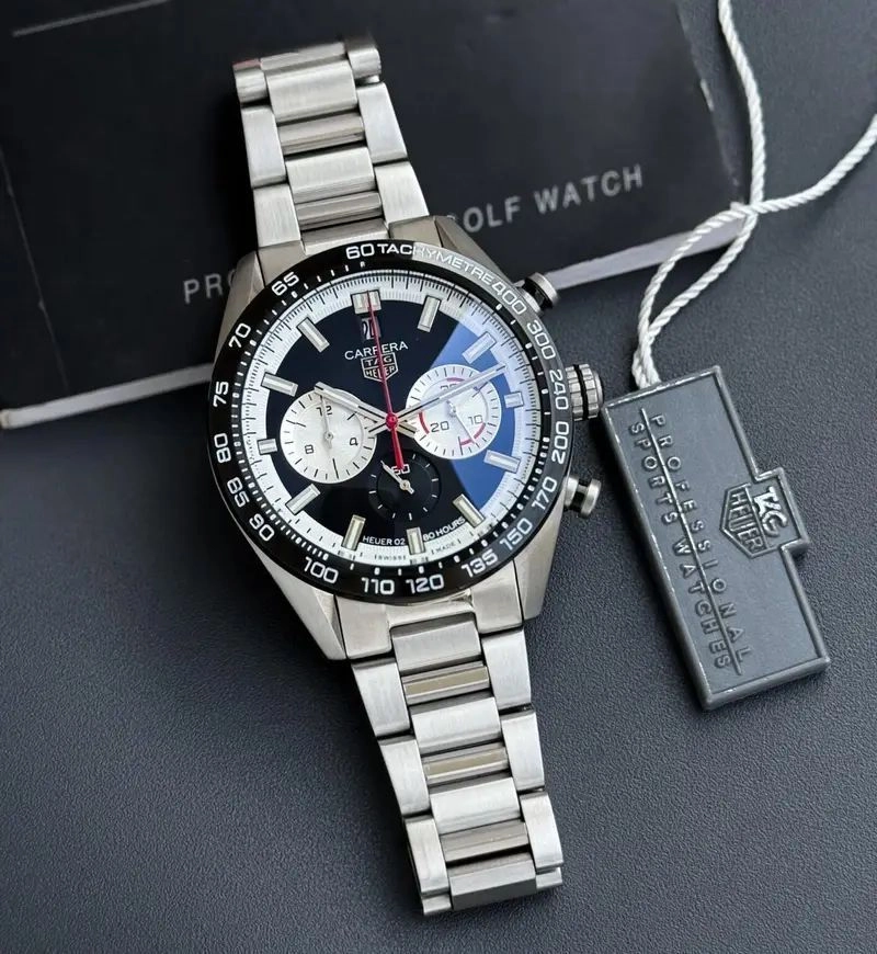 Tag Heuer Black Analog Dial Quartz 5