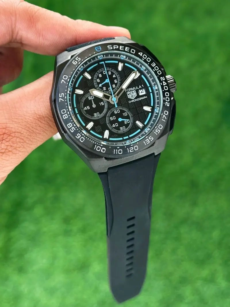 Tag Heuer Black Blue Dial 3