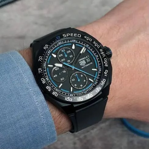 Tag Heuer Black Blue Dial 5