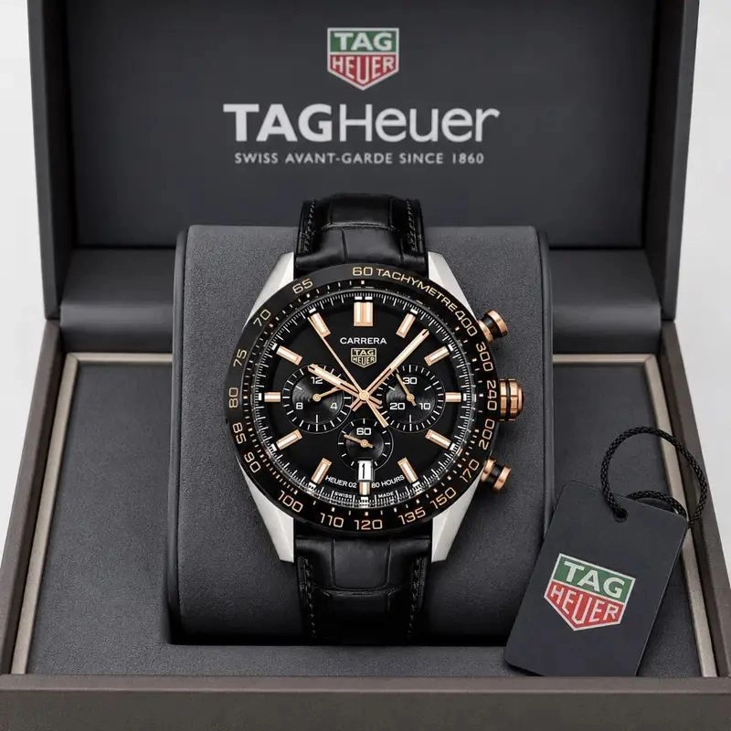 Tag Heuer Black Carrera Chronograph 2