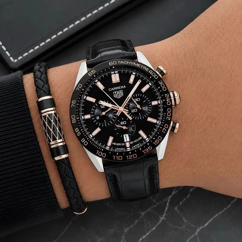 Tag Heuer Black Carrera Chronograph 3