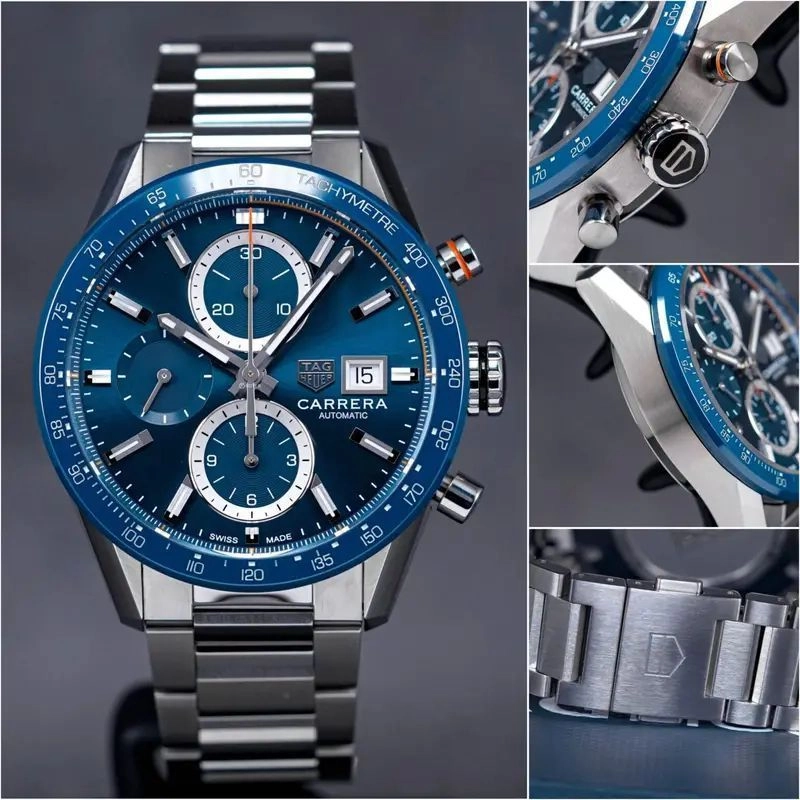 Tag Heuer Blue Dial 44mm Quartz 1