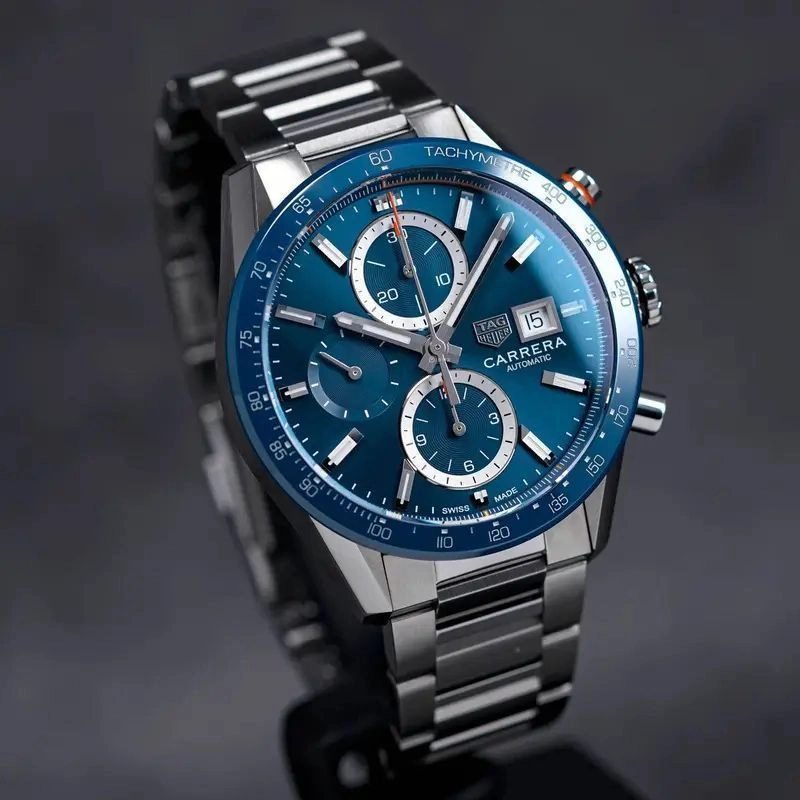 Tag Heuer Blue Dial 44mm Quartz 6