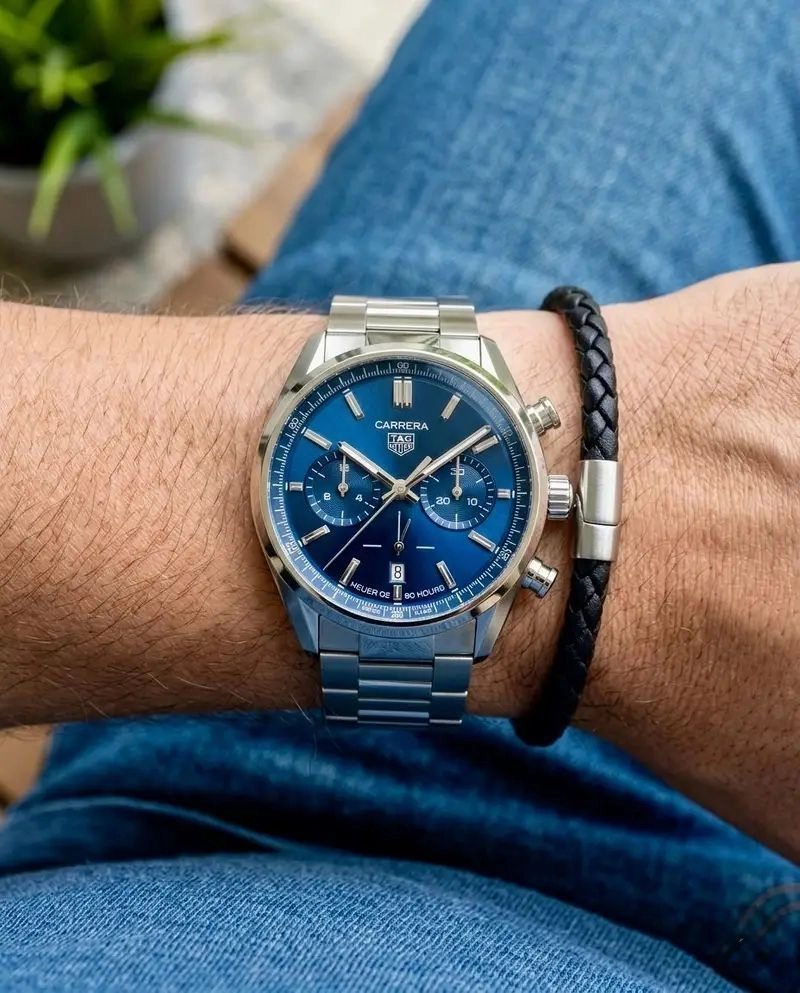 Tag Heuer Blue Dial Chronograph 1