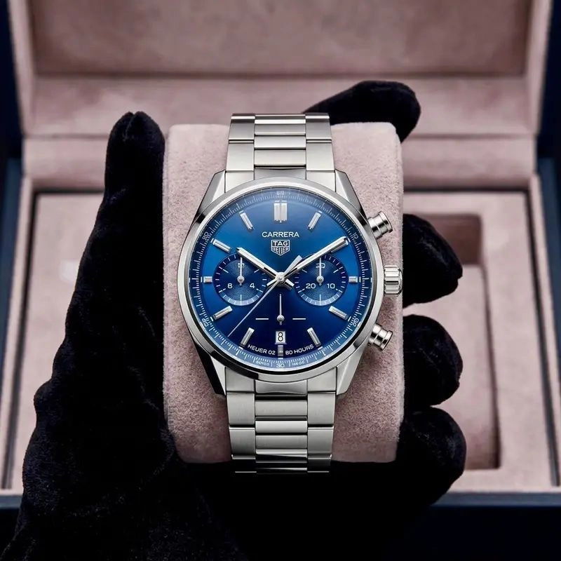 Tag Heuer Blue Dial Chronograph 4