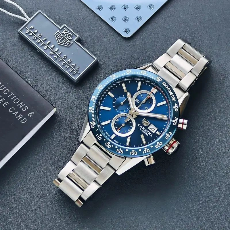 Tag Heuer Blue Dial Chronograph 9
