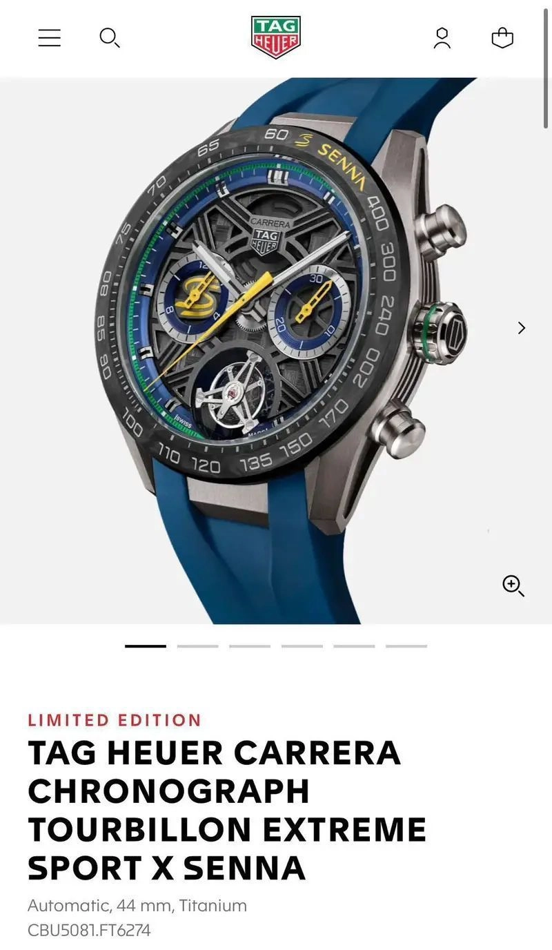 Tag Heuer Blue Senna Edition 3