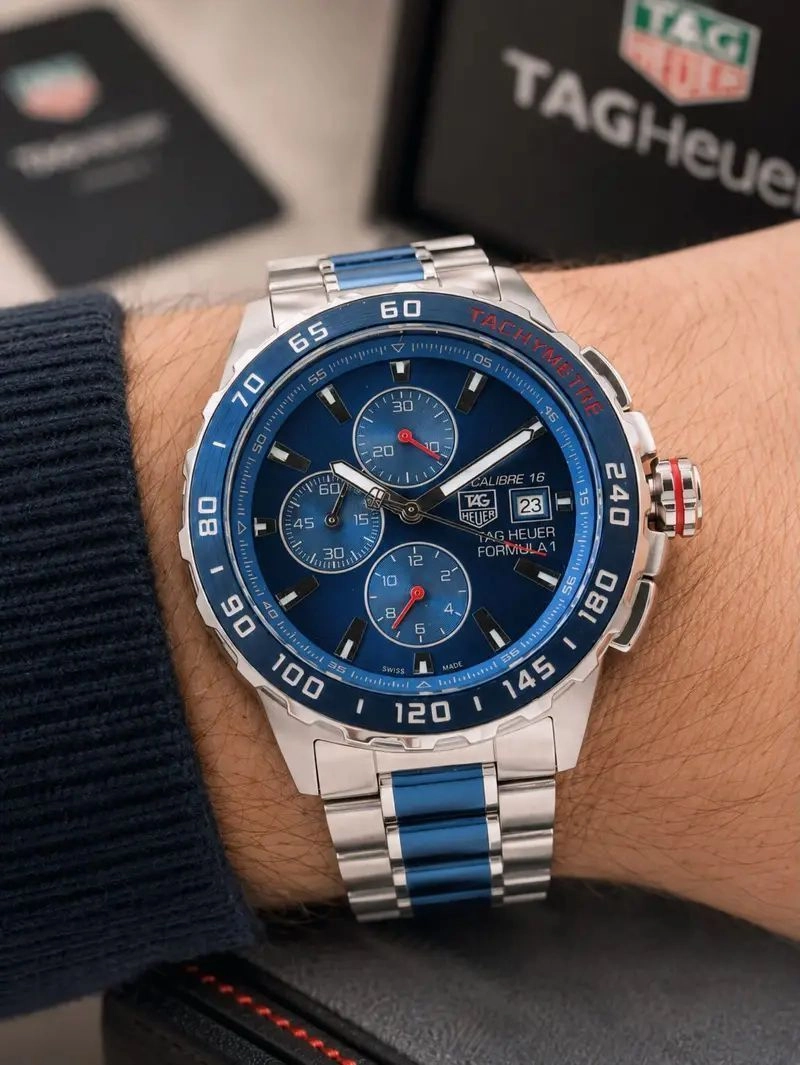 Tag Heuer Blue Silver Racing Edition 2