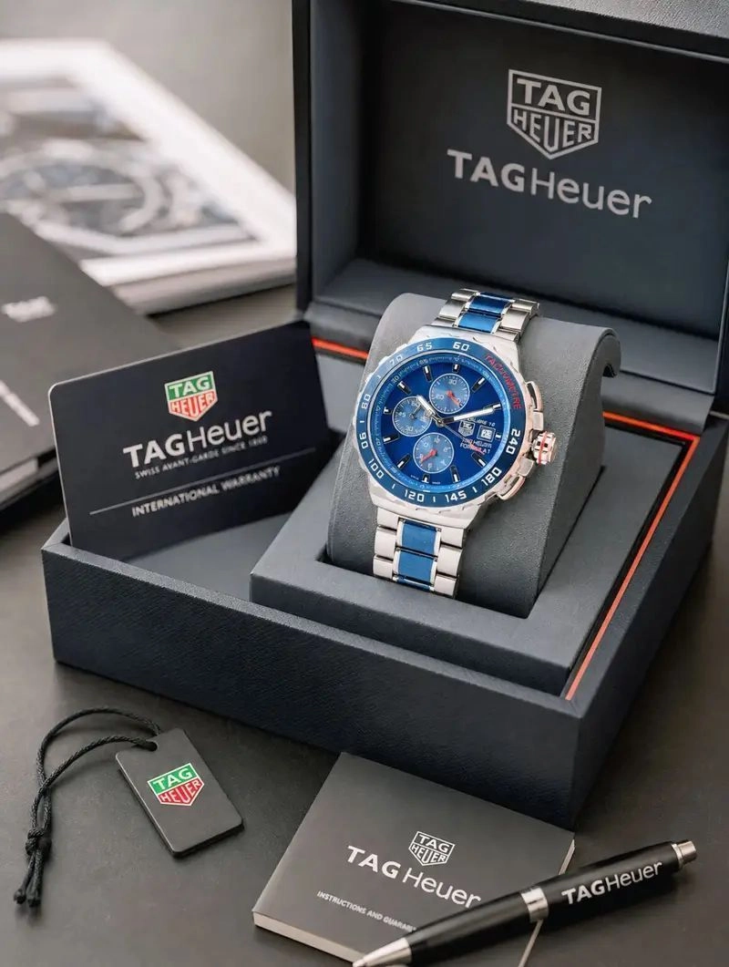 Tag Heuer Blue Silver Racing Edition 3