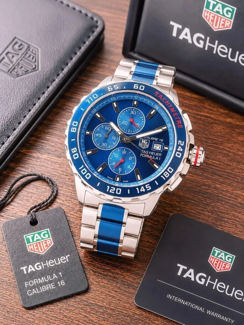 Tag Heuer Blue Silver Racing Edition 4