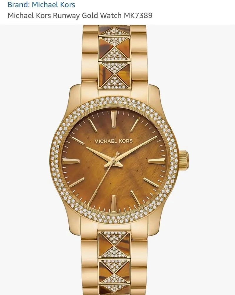 Michael Kors Runway Gold MK7389 2