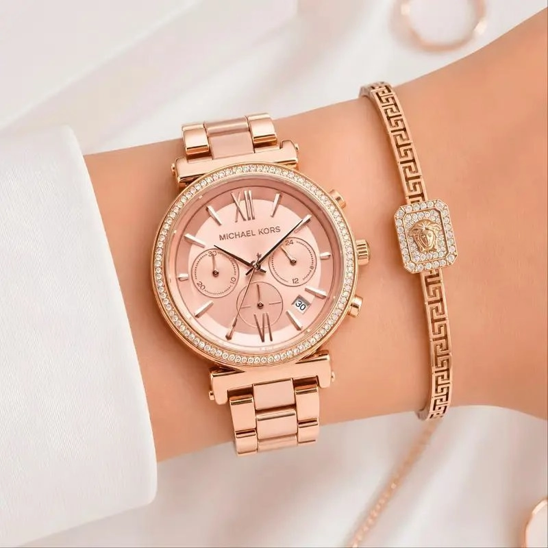 Michael Kors Sofie 38mm Rose Gold Quartz 5