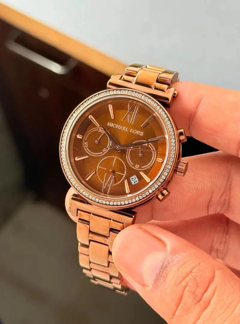 Michael Kors Sofie Chocolate Brown Dial 5