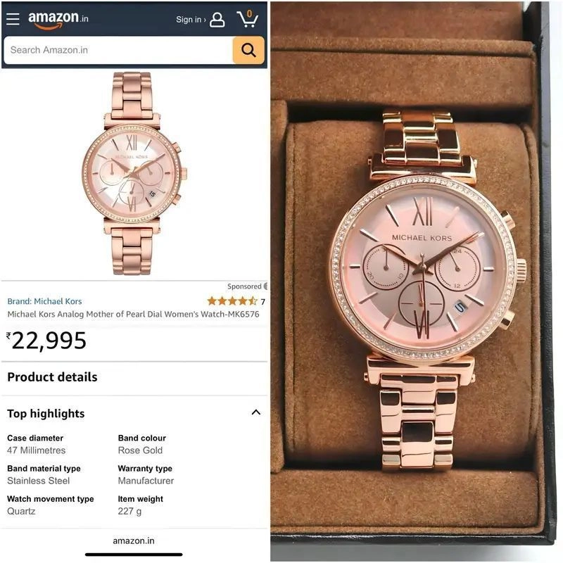 Michael Kors Sofie Rose Gold 4