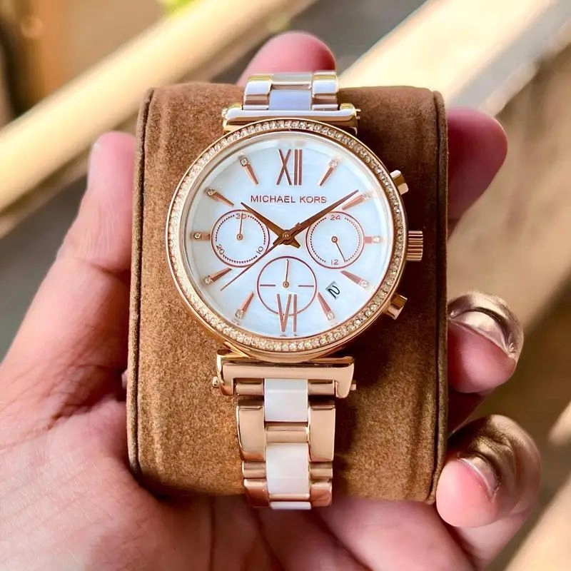 Michael Kors Sofie Rose Gold Pink Edition 1