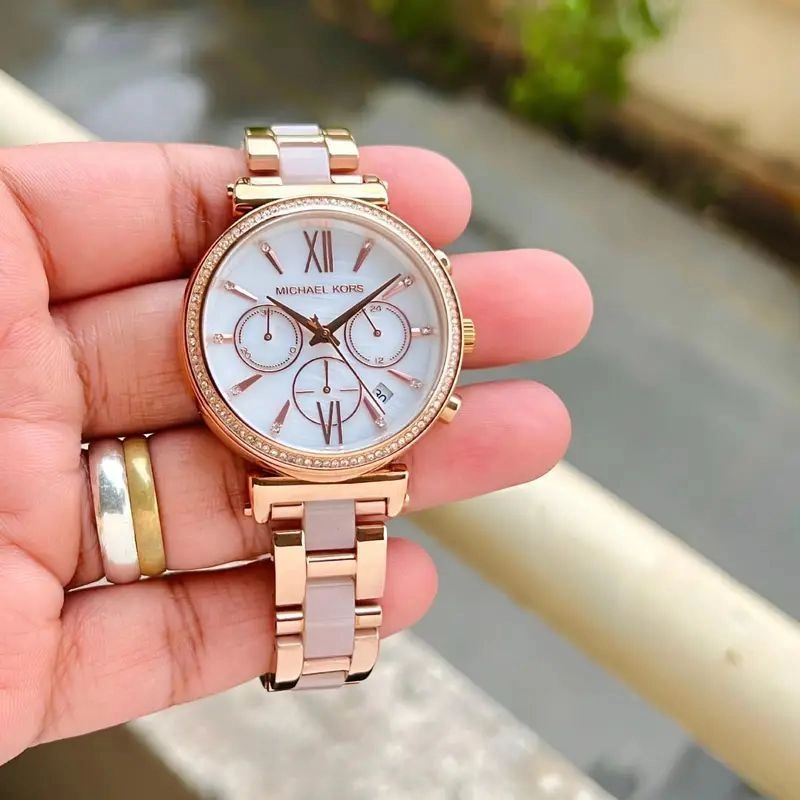 Michael Kors Sofie Rose Gold Pink Edition 2