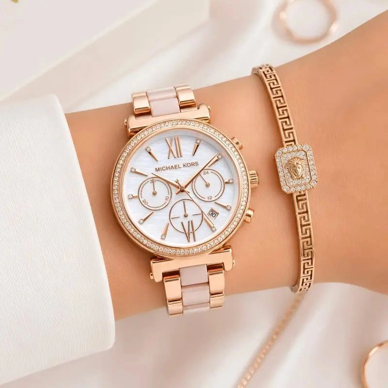 Michael Kors Sofie Rose Gold Pink Edition 4