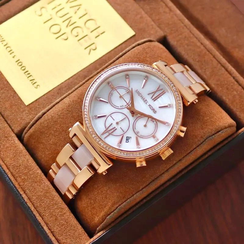 Michael Kors Sofie Rose Gold Pink Edition 5
