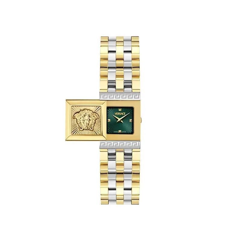 Versace PVD Gold Tone Quartz 2