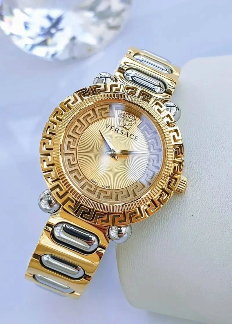 Versace Two-Tone Gold Dial Quartz 1