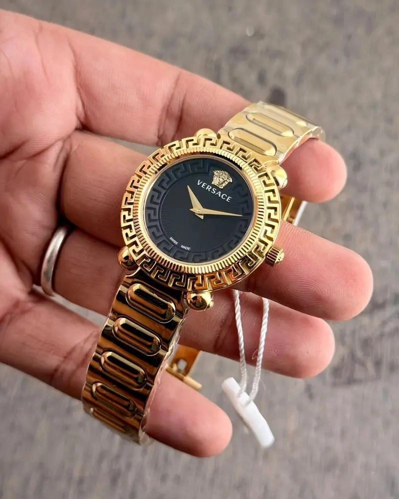 Versace VE6I00423 Black Dial Gold 2