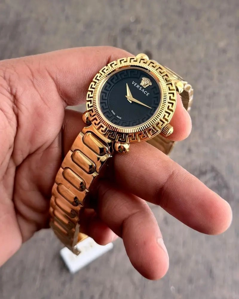 Versace VE6I00423 Black Dial Gold 4