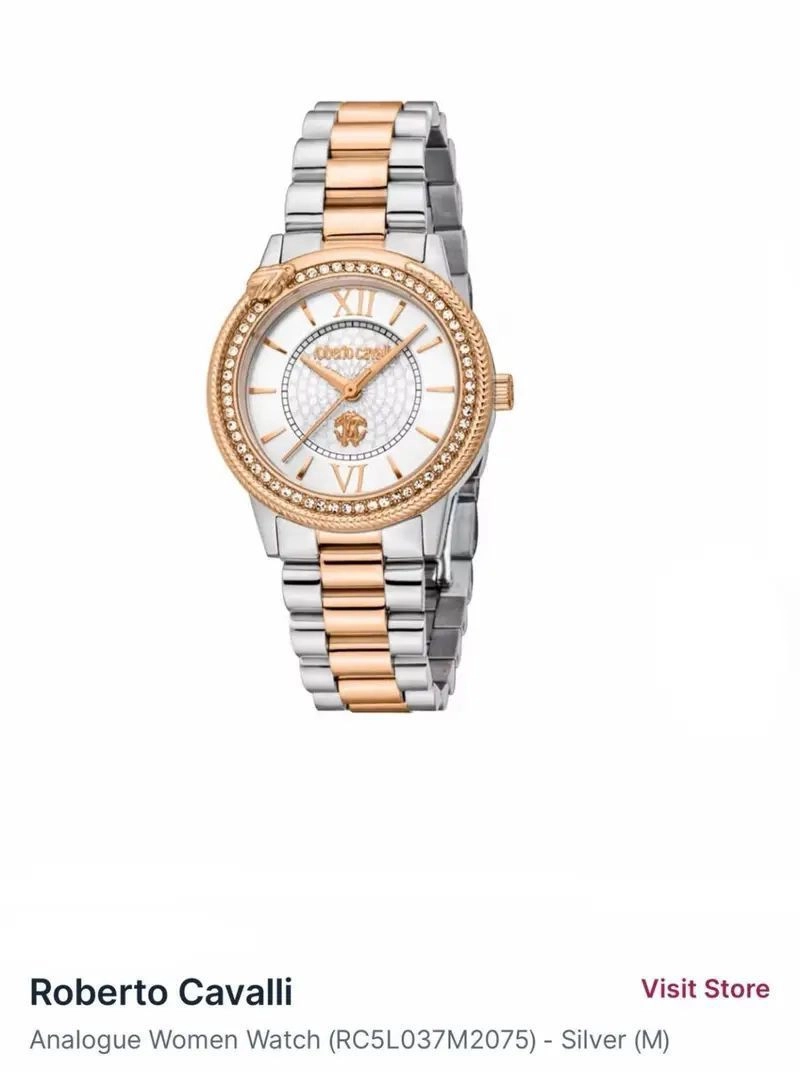 Roberto Cavalli Lucent Silver Dial 4