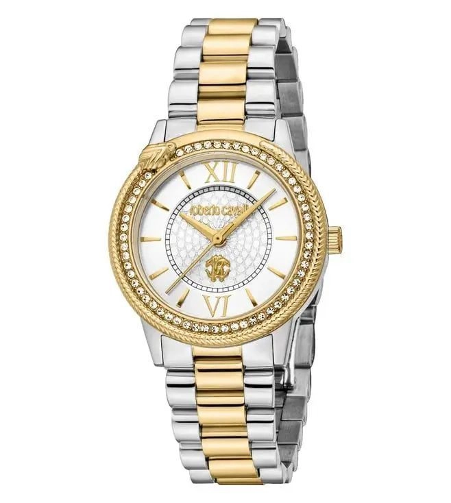 Roberto Cavalli Lucente Analog White Dial 2
