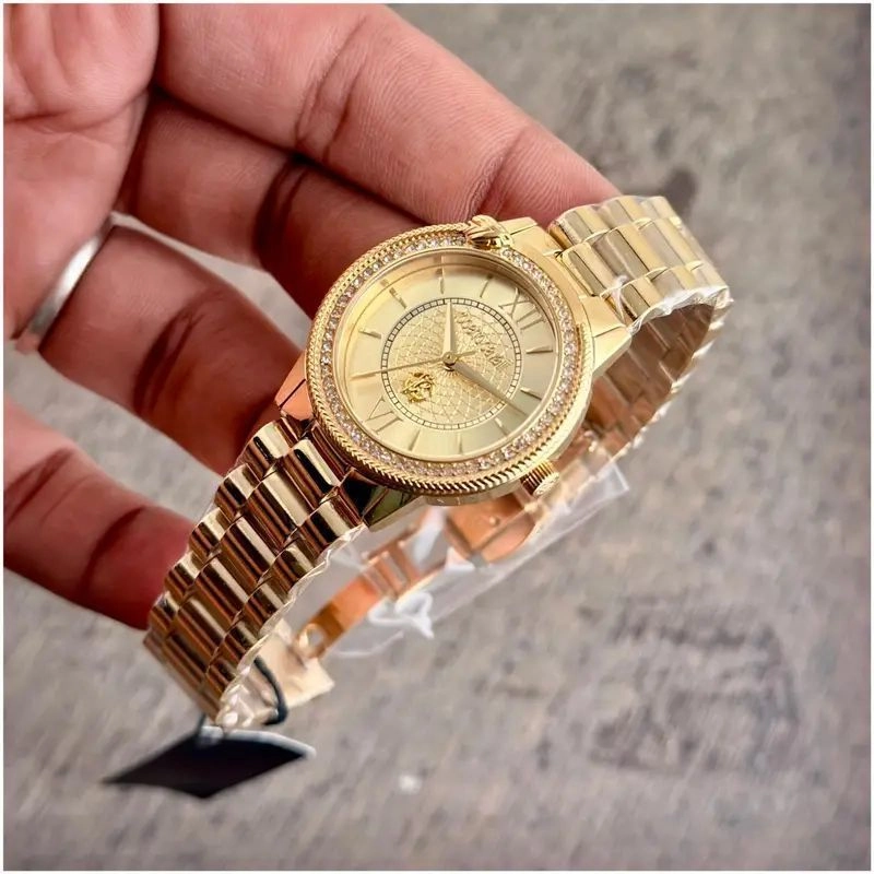Roberto Cavalli Lucente Champagne Gold Dial 4