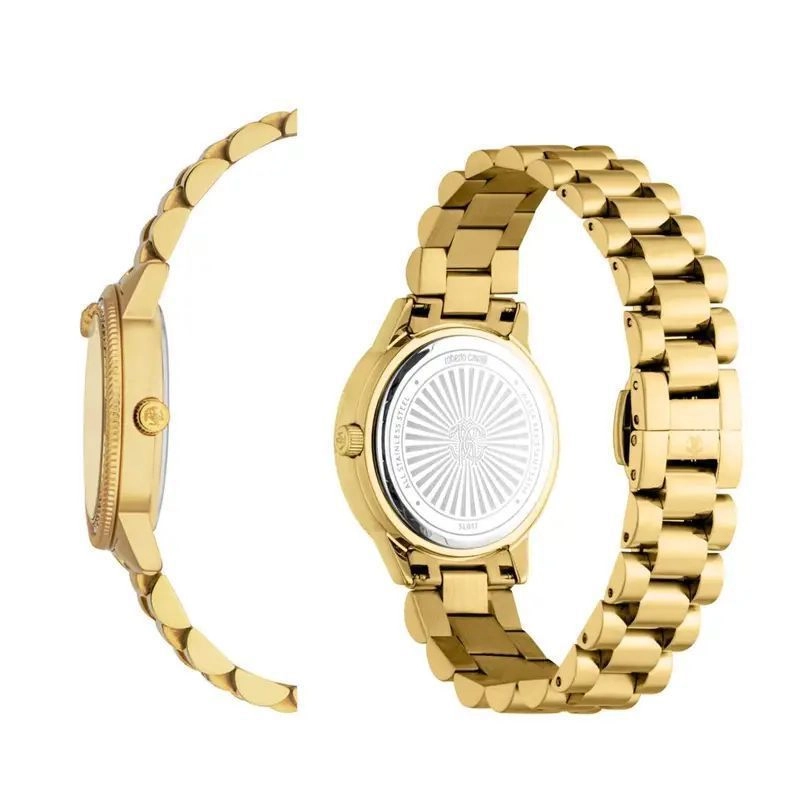 Roberto Cavalli Lucente Champagne Gold Dial 5