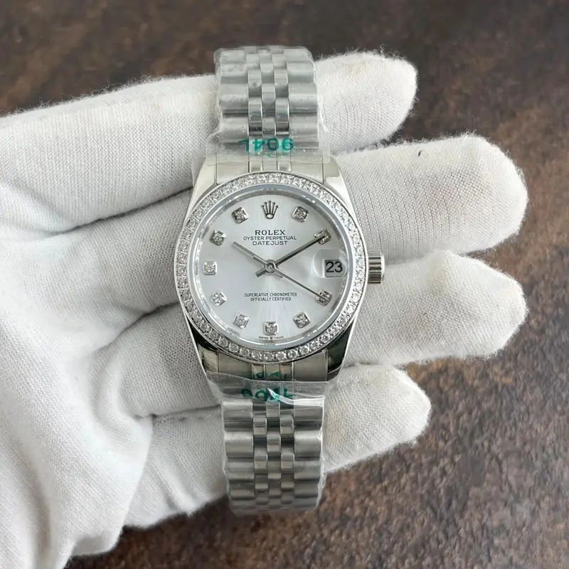 Rolex Datejust Silver Diamond Dial Automatic 1
