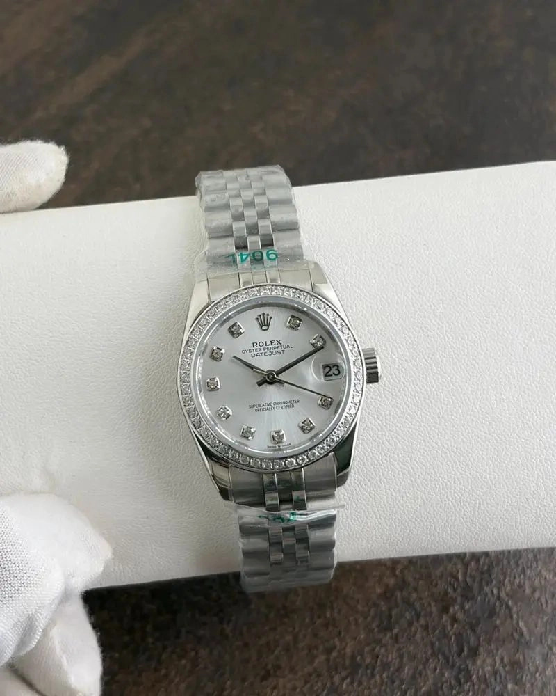 Rolex Datejust Silver Diamond Dial Automatic 3