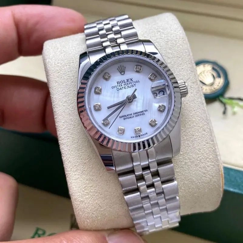 Rolex Datejust Silver Diamond Series 4
